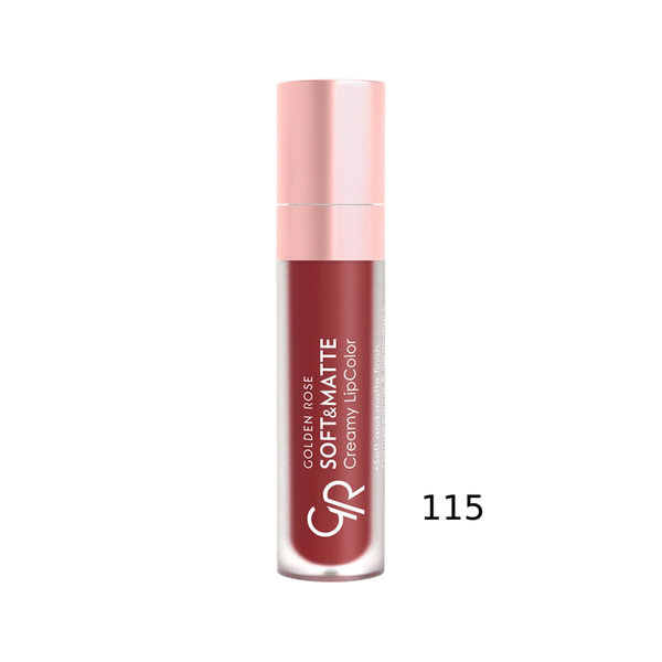 Golden Rose Soft & Matte Creamy Lipstick No. 115 Jojoba Avocado 5.5ml