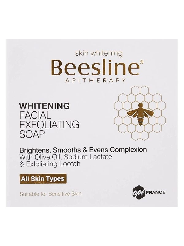 Exfoliating Facial Soap with Luffa and Brightening Botanicals by Beesline 60g