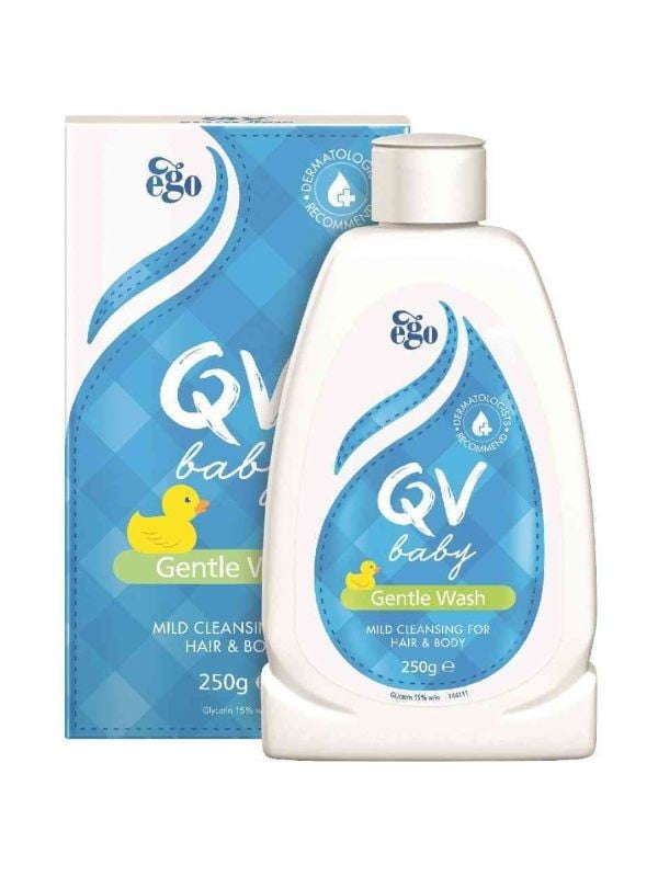Gentle Baby Wash Fragrance-Free Cleanser QV 250g