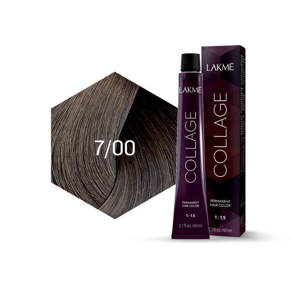 Permanent Hair Color 7/00 Medium Blonde Top Rated Lakme 60ml