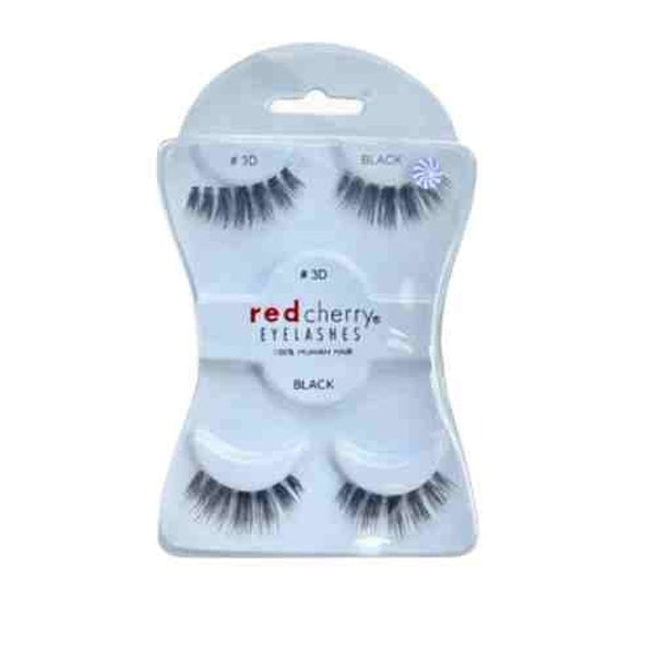 Red Cherry 3D False Eyelashes, Black, Lightweight