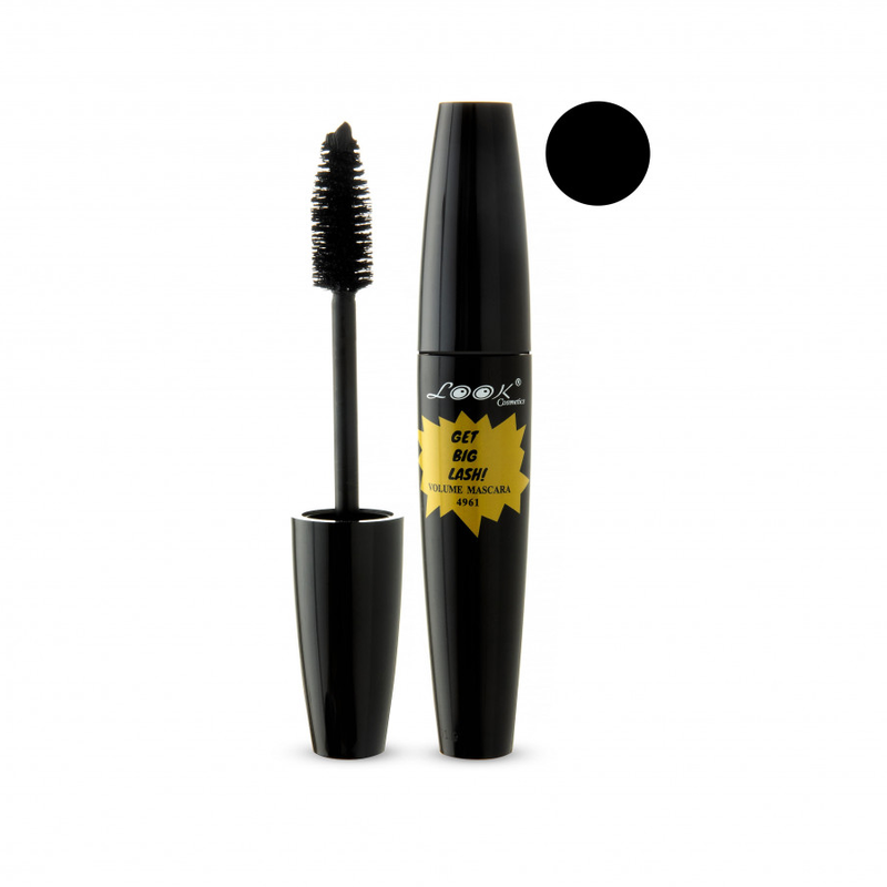Look Get Big Lash Mascara Black 4961, Volumizing, Lengthening