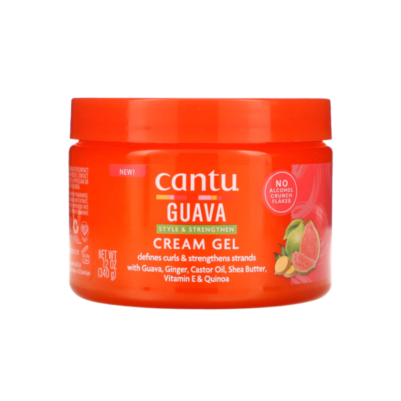 Cantu Guava & Ginger Strengthening Gel Cream for Curly & Wavy Hair, 340g