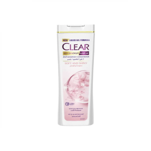 Clear Anti-Dandruff Shampoo for Women, Soft and Shiny Hair, 200ml