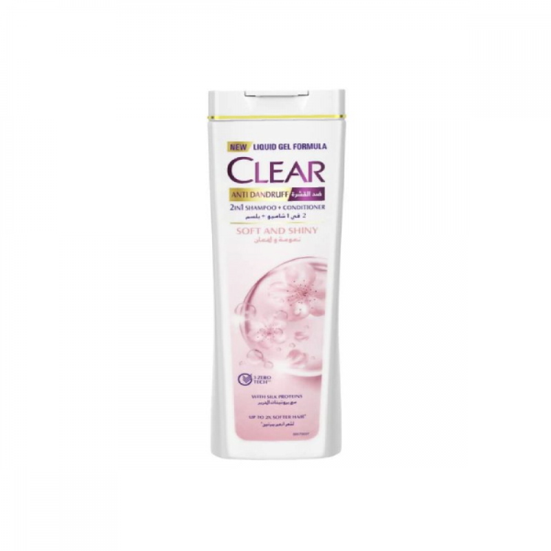 Clear Anti-Dandruff Shampoo for Women, Soft and Shiny Hair, 200ml