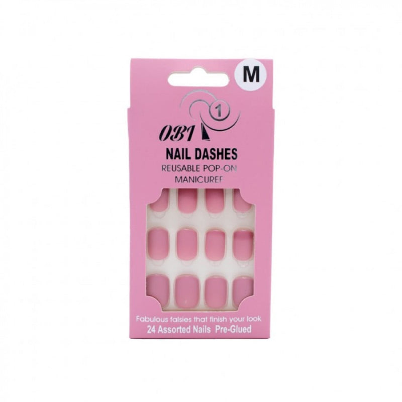 Ob1 Adhesive Nails Matte Finish OB-05 24 Count
