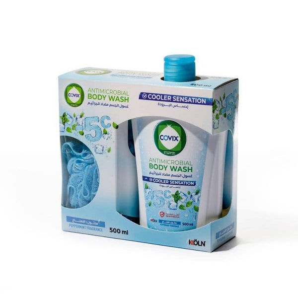 Covix Antibacterial Body Wash with Mint Extract, 500ml