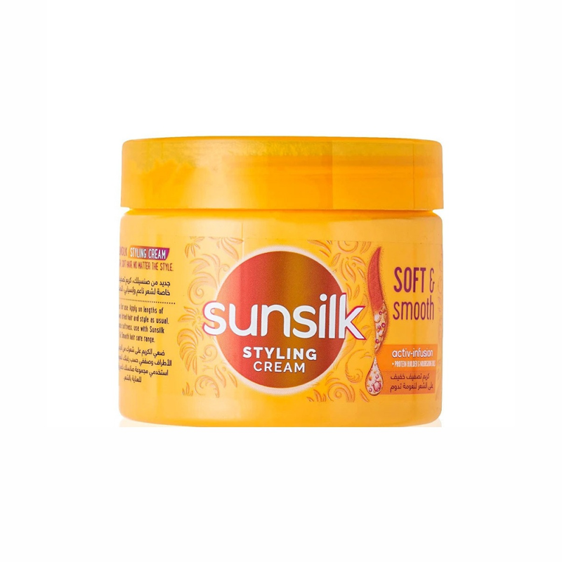 Sunsilk Smooth and Silky Styling Cream, Protein and Nourishing Oils, 275ml