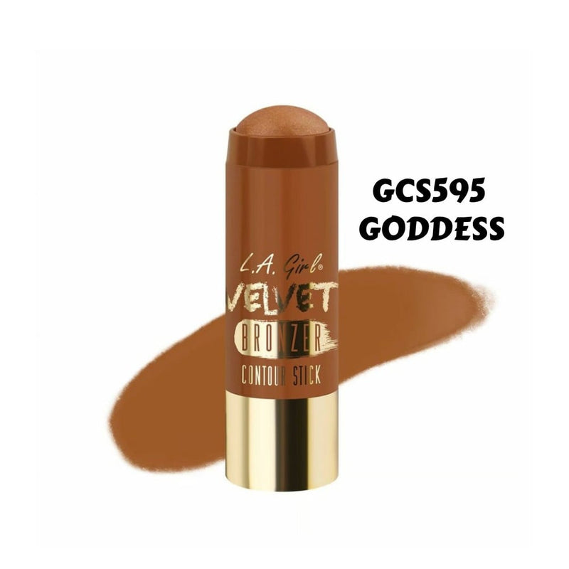 Contour Makeup Stick Velvet Bronzer Goddess Matte Finish LA Girl 10g