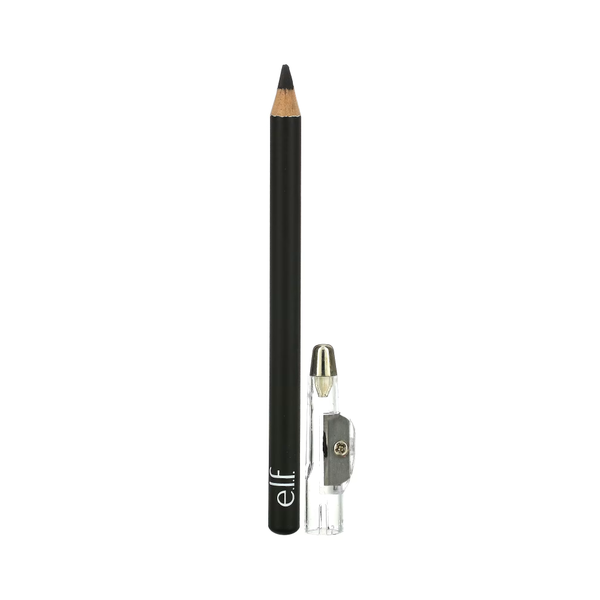 e.l.f. Eyeliner Pencil, Black, Creamy Pigmented, Satin Finish, Sharpener Included