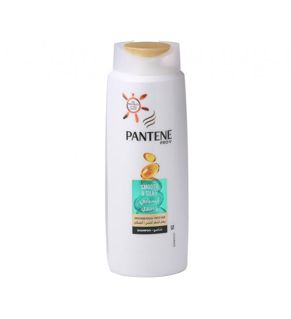 Pantene Pro-V Smooth & Silky Shampoo, Frizz Control, 600ml