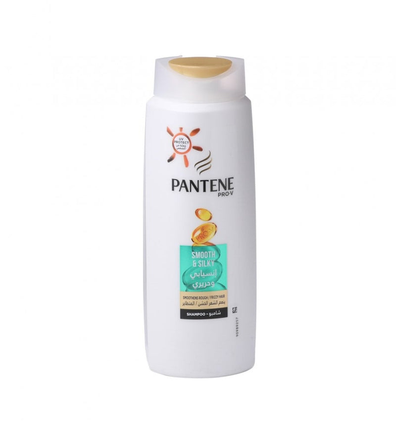 Pantene Pro-V Smooth & Silky Shampoo, Frizz Control, 600ml