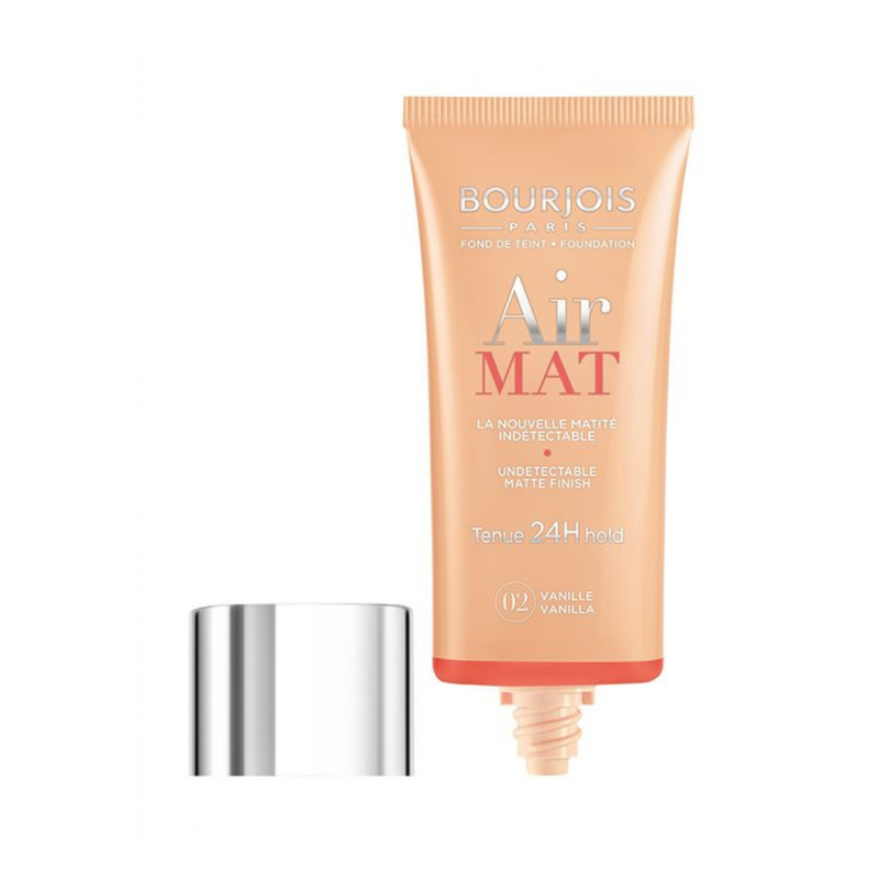 Bourjois Air Mat Foundation, Full Coverage, 24-Hour Wear, Vanilla, 30ml