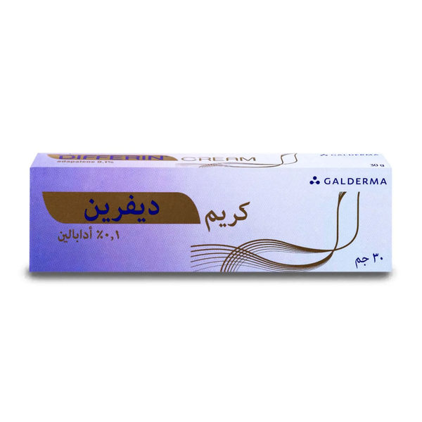 Shop Acne Cream Adapalene 0.1% Targeted Care Differin 30g