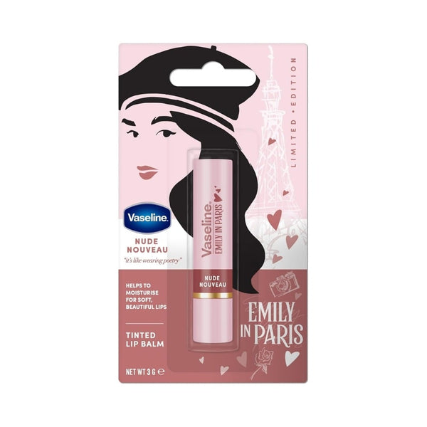 Vaseline Emily in Paris Nude Nouveau Tinted Lip Balm, 3g