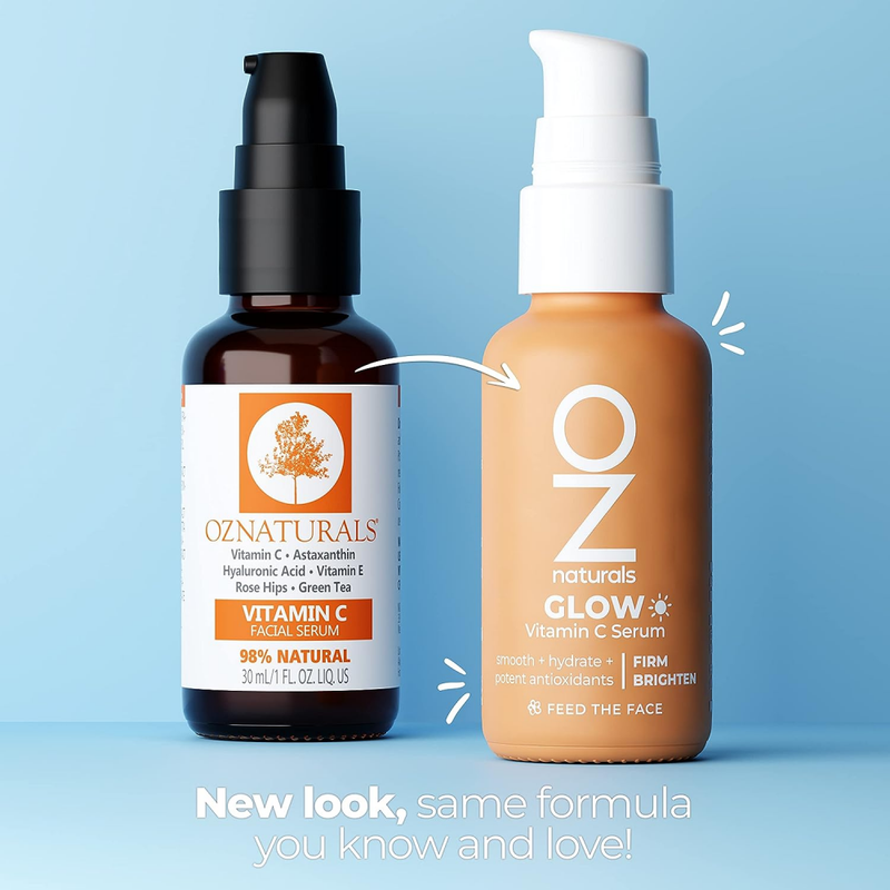 Vitamin C Serum for Face Brightening Antioxidant Formula OZNaturals 30ml