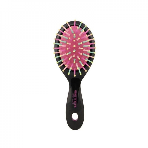Beter Me! Children's Hairbrush Mini Pillow Brush Rounded Nylon Bristles