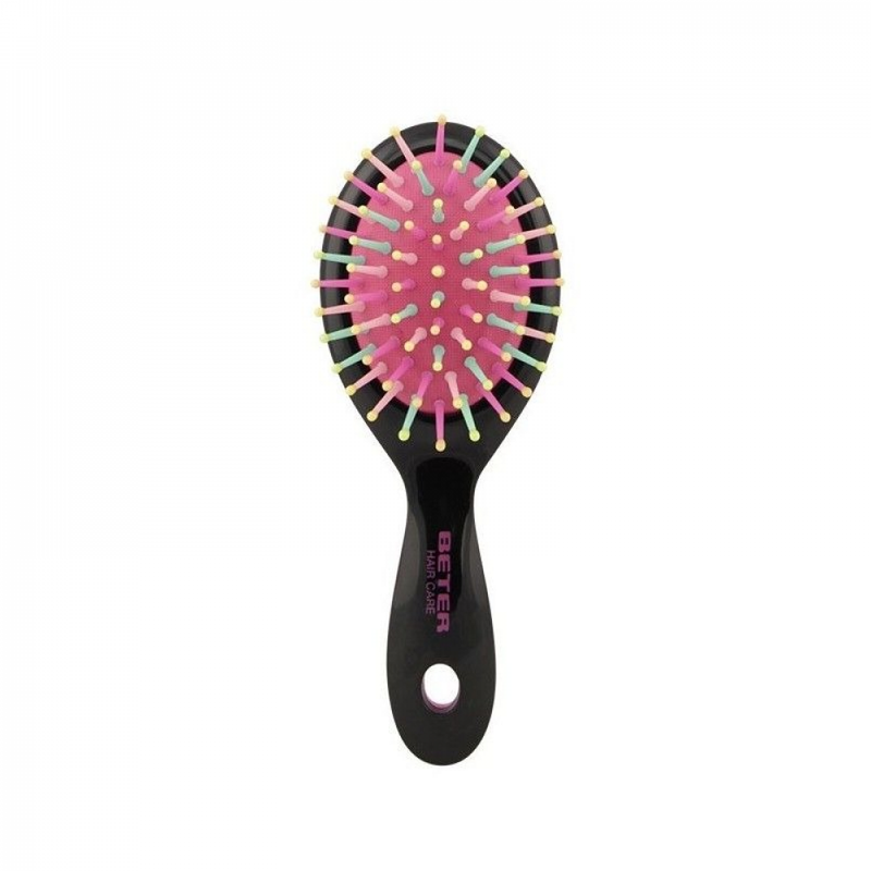 Beter Me! Children's Hairbrush Mini Pillow Brush Rounded Nylon Bristles