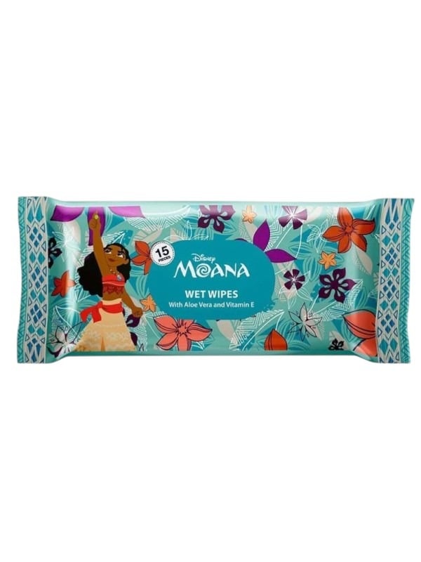Fab Lab Moana Wet Wipes for Kids with Aloe Vera & Vitamin E