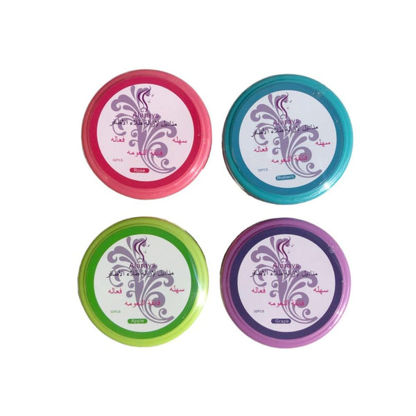 Al Arayes Nail Polish Remover Wipes, Mixed Scent, 24 Count