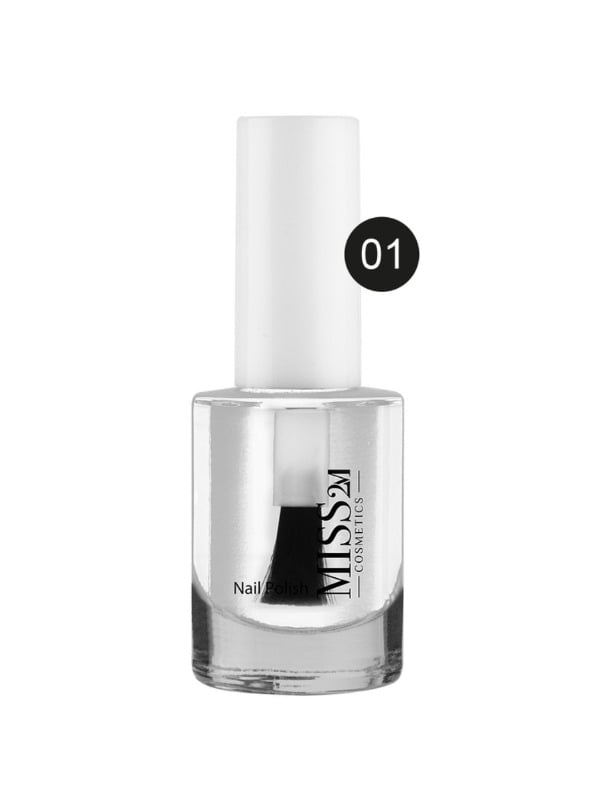 Miss 2M Nail Polish Shade 01 - Glossy Finish, 12ml