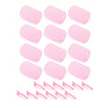 Hair Roller Clips Self-Adhesive Styling Set 24 Pieces Mixed