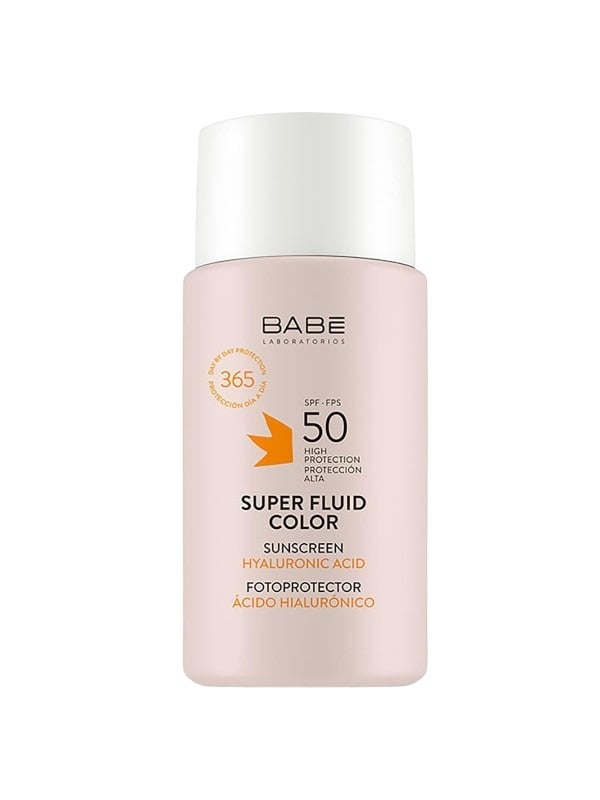 Babe Super Fluid Color Sunscreen SPF 50 with Hyaluronic Acid - 50 ml