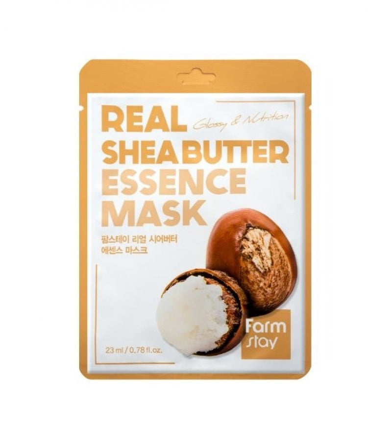 Moisturizing Face Mask Shea Butter Hydrating Sheet Farm Stay 23ml