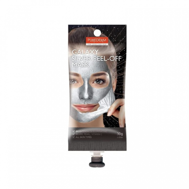 Eversilk Peel Off Mask Brightening Exfoliating Facial Treatment Purederm 30g