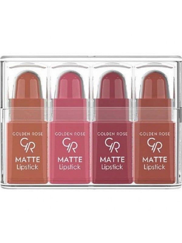 Golden Rose Mini Matte Lipstick - Travel Size, Matte Finish