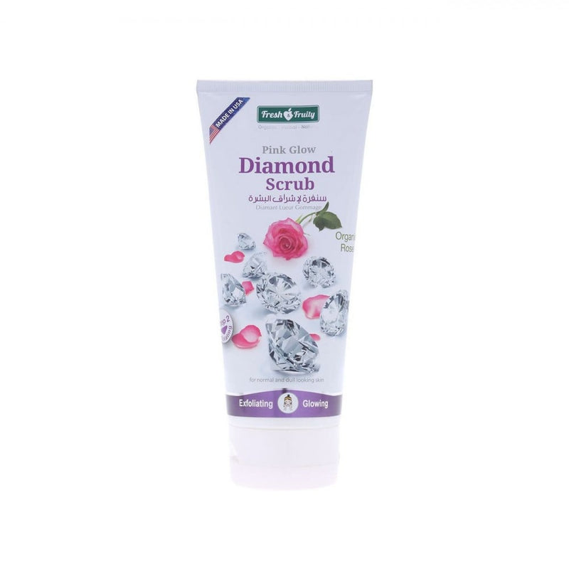 Fresh & Fruity Pink Glow Diamond Facial Scrub 150ml
