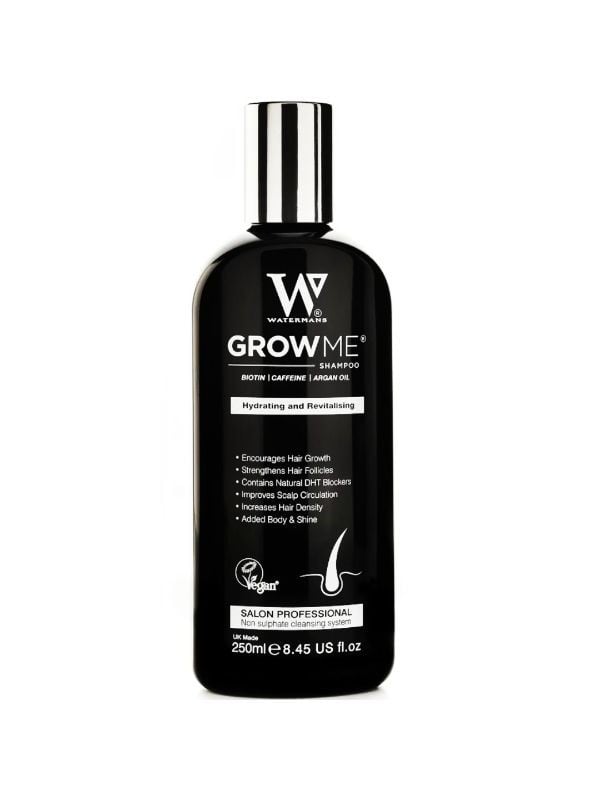 Watermans Groomy Shampoo Biotin Caffeine Argan Oil Hair Growth 250ml