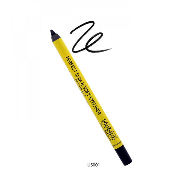 Make Over 22 Waterproof Liquid Eyeliner Pencil, Dark Black US001