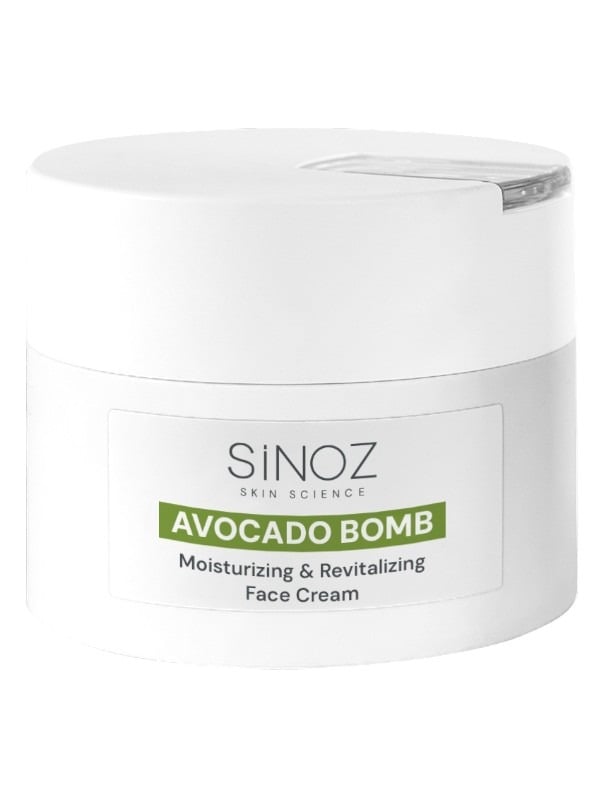 Sinoz Avocado Face Cream - Moisturizing, Revitalizing, 50 ml