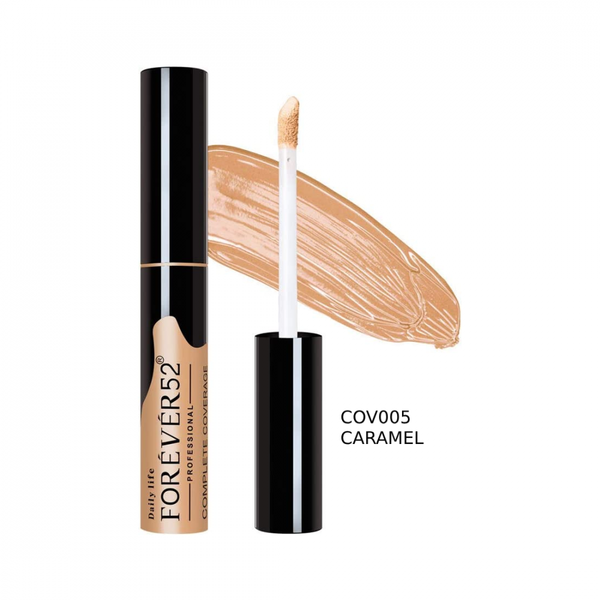 Forever 52 Liquid Concealer, Full Coverage, Waterproof, COV005 Caramel