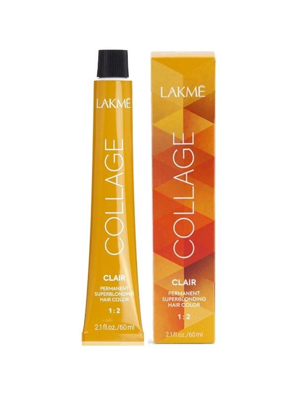Lakme Collage Clear Hair Color 60ml - Blonde Shades for Lasting Shine
