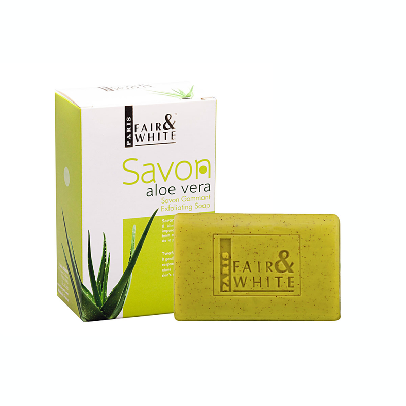 Aloe Vera Exfoliating Soap Moisturizing Bar 200g Fair & White