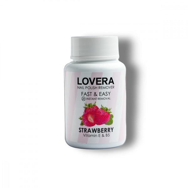 Strawberry Nail Polish Remover Vitamin E Lovera 70ml
