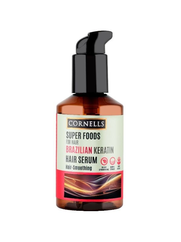 Cornells Keratin Hair Serum with Argan & Jojoba Oil for Repair & Shine - 165 ml