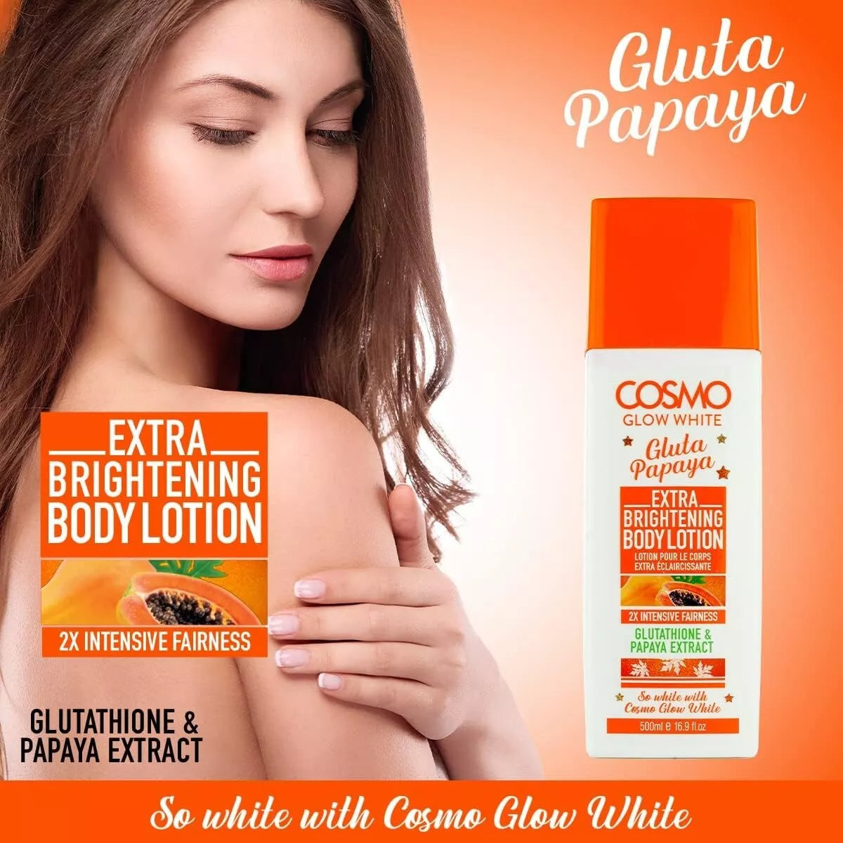 Cosmo Glow White Extra Brightening Body Lotion 500ml