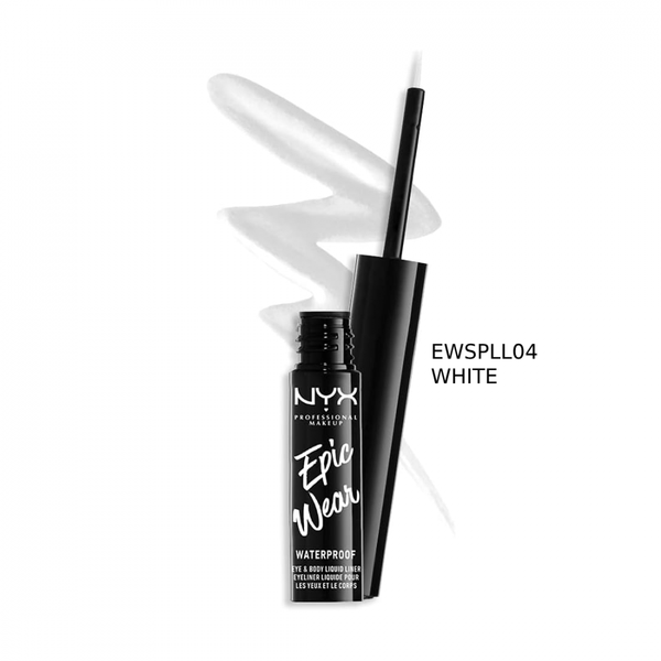 NYX Professional Makeup Epic Wear Liquid Liner, Waterproof Matte White