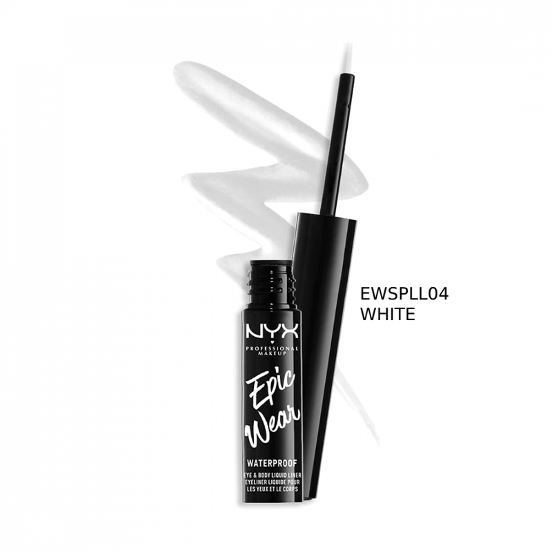 NYX Professional Makeup Epic Wear Liquid Liner, Waterproof Matte White