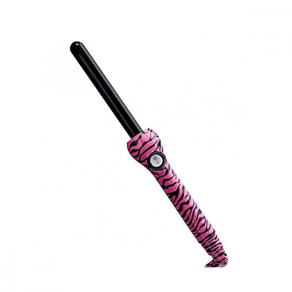 Jose Eber 19mm Curling Iron, Zebra Pink, Tourmaline Ceramic Barrel for Waves & Curls