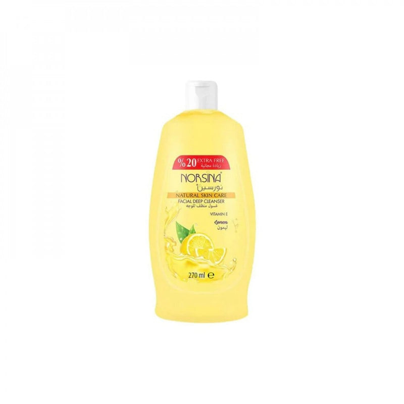 Norsina Lemon Facial Cleanser, Makeup Remover, 270 ml