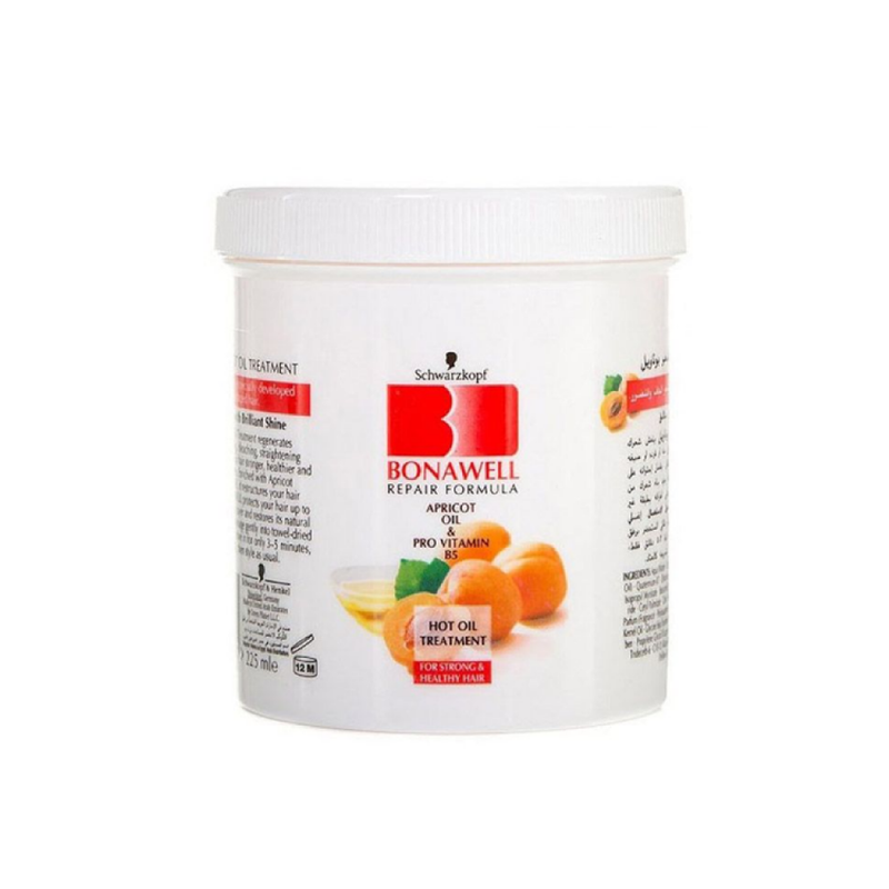 Schwarzkopf Bonawell Apricot Hair Oil Treatment Cream, 225 ml