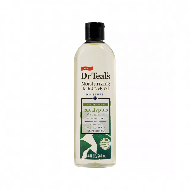Eucalyptus Body Wash Moisturizing Oil Peppermint Dr Teal's 260ml