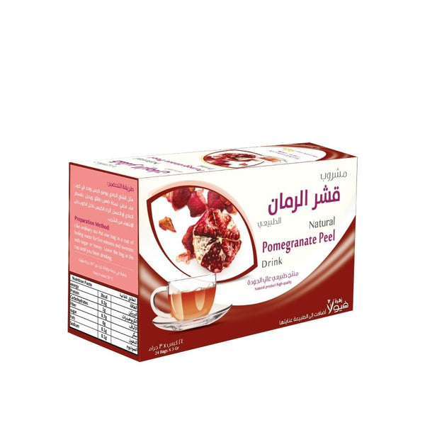 Herbal Infusion Pomegranate Peel Natural Drink Viola Flower 24 Sachets