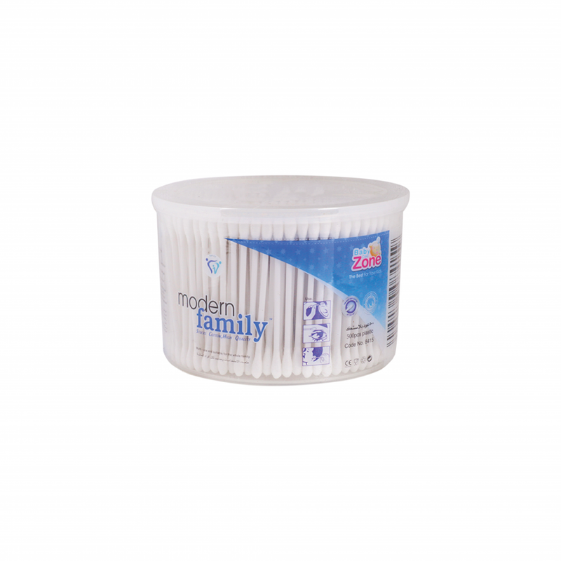 Baby Zone Cotton Swabs, 100% Pure Cotton, 500 Count, Ear Cleaning