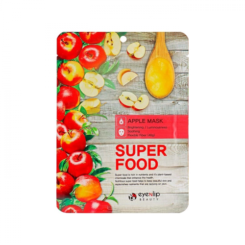 Eyenlip Apple Superfood Sheet Mask, Moisturizing, 23 ml