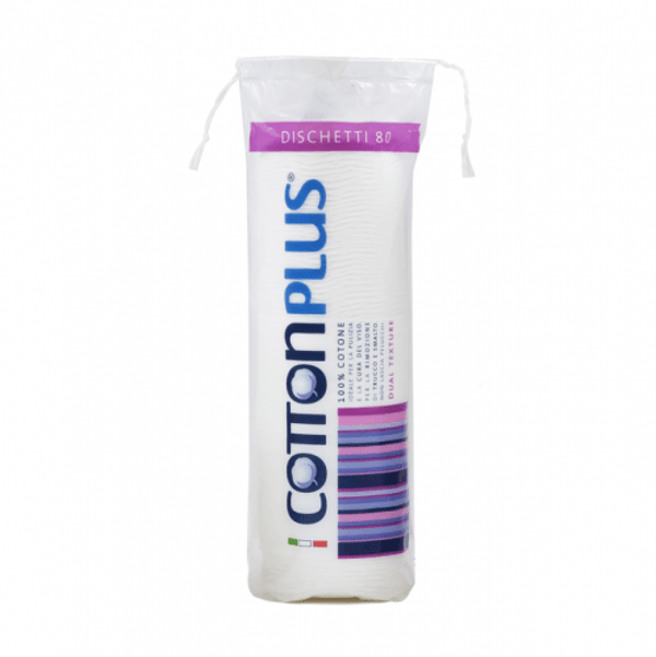 Cotton Circles Pure Soft Pads for Face and Makeup Removal Cottonplus 80 Pieces